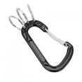 thumbnail image 2 of D Buckle Carabiner, Small Portable Sturdy Durable Carabiner Smoother Design  For Camping For Outdoor, 2 of 8