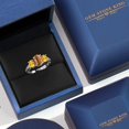 thumbnail image 5 of Gem Stone King 2.40 Ct Oval Brown Tiger Eye Yellow Citrine 925 Sterling Silver Ring (Size 6), 5 of 6