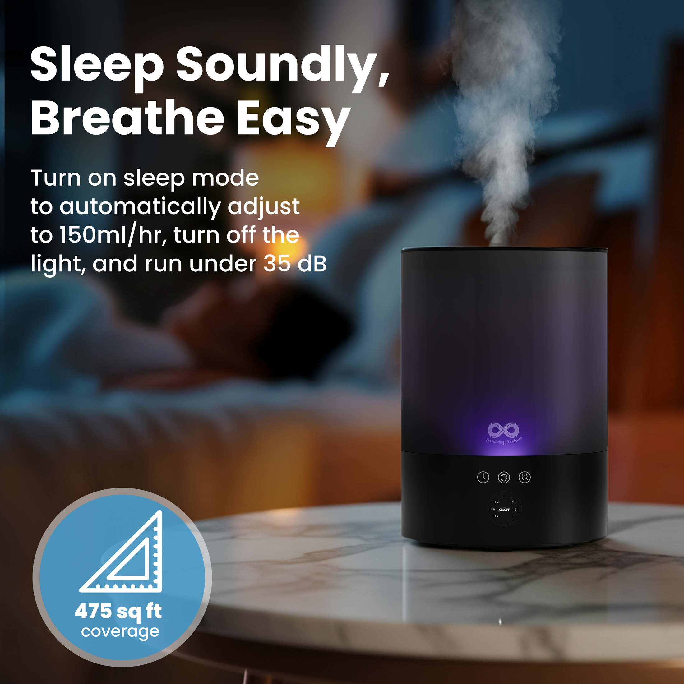 Everlasting Comfort 2.5L Cool Mist Humidifier photo 5