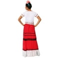 thumbnail image 2 of Women's Red Frida Kahlo Costume, 2 of 4