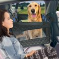 thumbnail image 1 of WheComd Dog Car Seat for Back Seat Half &acirc; Waterproof Hammock Style Cover for Medium to Large Dogs, Non-Slip, Hard Bottom, Mesh Window & Pocket 交, 1 of 6