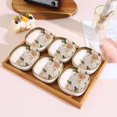 thumbnail image 4 of Chinese Ceramic Condiment Dish Household Soy Sauce Dish Light Luxury Simple Hot Pot Restaurant Dip Dish Appetizer Bowl, 4 of 5