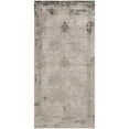 thumbnail image 2 of SAFAVIEH Classic Vintage Peter Overdyed Border Cotton Area Rug, Anthracite, 2'4" x 4'8", 2 of 2