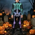 thumbnail image 2 of PLHWHYQ Boys 3D Bodysuit, Stretchy Halloween Full Body Jumpsuit for Halloween Night Activities Black 7-8 Years, 2 of 5