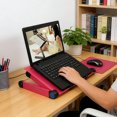 thumbnail image 3 of Laptop Portable Laptop Desk Notebook Stand Table Tray with Mouse Holder Sofa Bed, 3 of 7