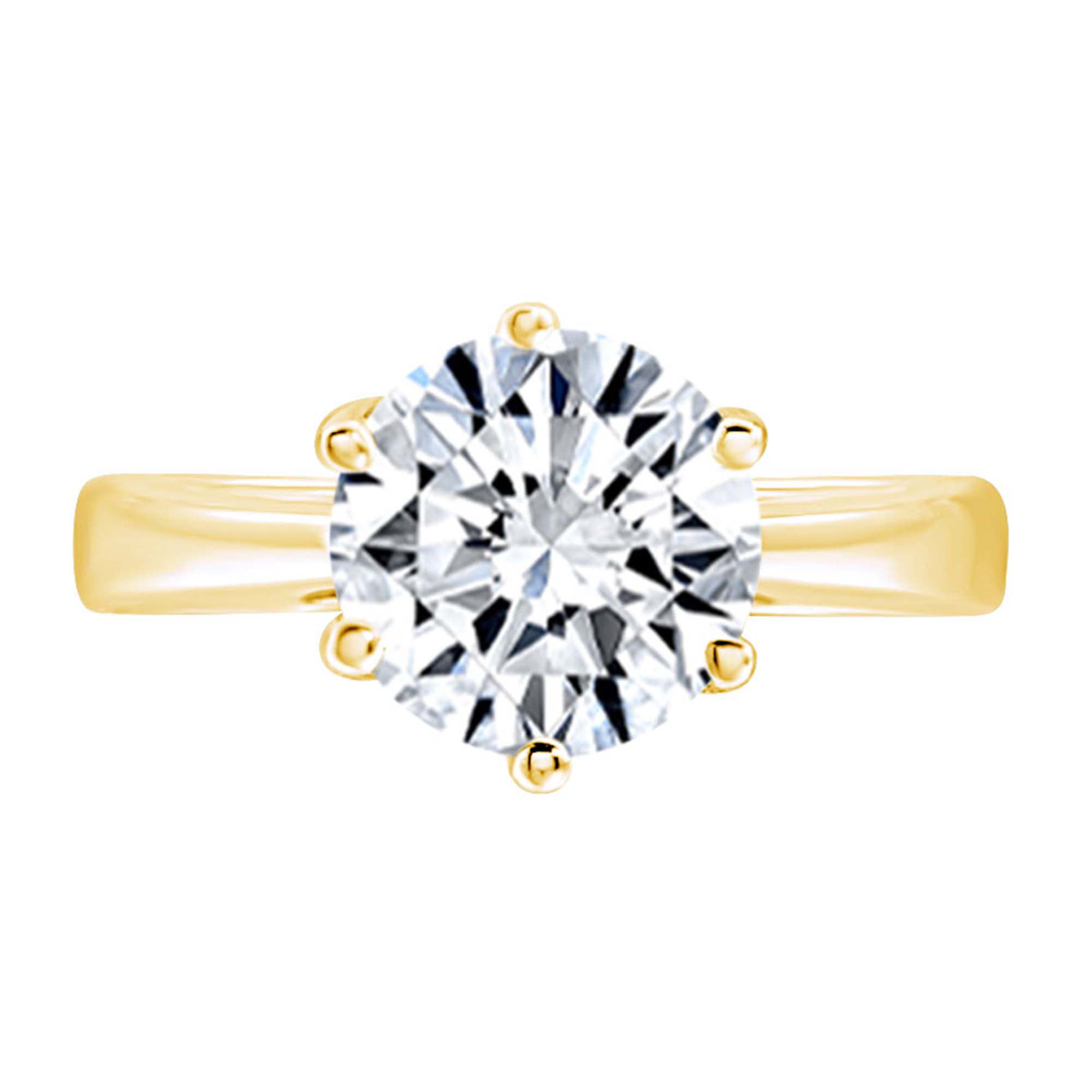 2.4 ct  Princess Cut Designer Genuine Flawless VVS1 Champagne Simulated Diamond 14K 18K Yellow Gold Three-Stone Ring