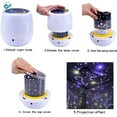 thumbnail image 4 of Deago Night Lights for Kids - Multifunctional Night Light Star Projector Lamp for Decorating Birthdays, Christmas, and Parties, Best Gift for a Baby’s Bedroom, 6 Sets of Film, 4 of 8