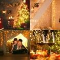 thumbnail image 3 of Luces de hadas, 24M [paquete de 2] y 240 luces de cadena LED IP65 a prueba de agua 8 modos Luces de hadas Interior/Exterior Dormitorio Navidad Boda Fiesta Hogar Jardín Luces de hadas - (Blanco cálido) Ormromra WLJ-3296, 3 of 5