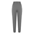 thumbnail image 5 of Penkiiy Womens Sweatpants Wide Leg Loose Pants High Waisted Drawstring Casual Baggy Lounge Yoga Pants with Pockets L Gray, 5 of 8