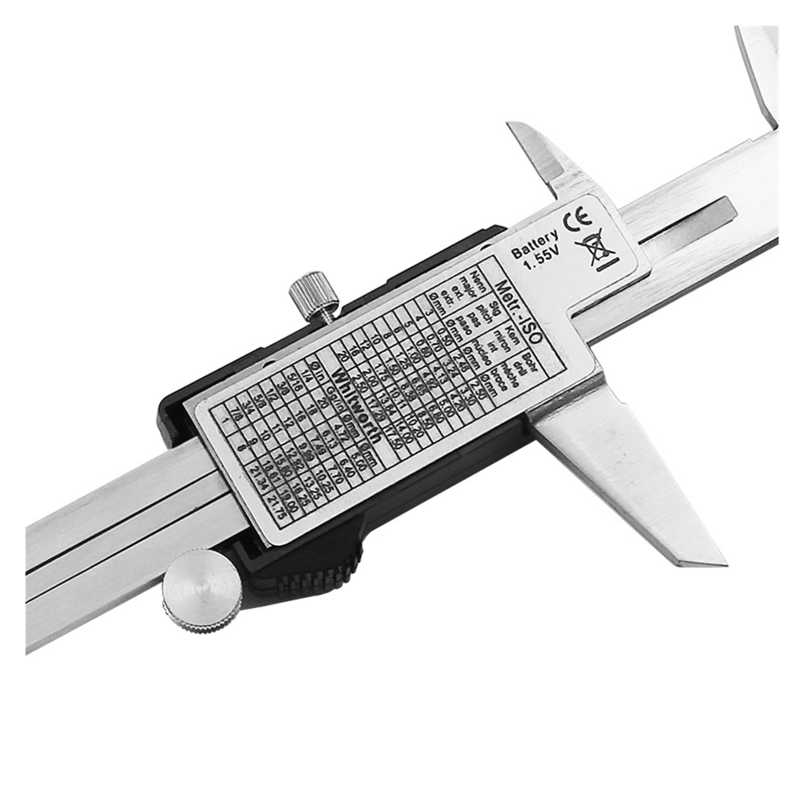 Measuring Tool Stainless Steel Digital Caliper 6 "150mm Measuring Instrument Vernier Calipers Ruler