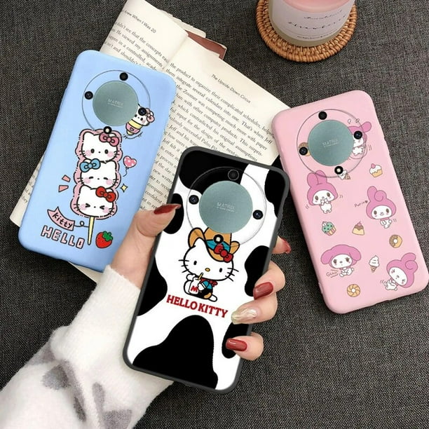 Cover Honor Magic5 Lite / X9A Viola: Silicone TPU Morbido e Anello 360