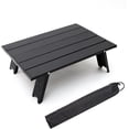thumbnail image 1 of Table de Plage Personnelle, Mini Table de Camping Pliable Portable en Aluminium (Noir), 1 of 4