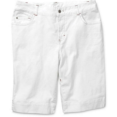 Faded Glory - Women's Plus Bermuda Shorts
