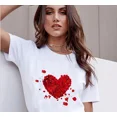 thumbnail image 3 of Camiseta De Moda Para Mujer Sudadera Con Corazón De Dedo, 3 of 8