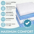 thumbnail image 4 of Almohadillas Epica, lavables, impermeables, para incontinencia, 500 lavados, 4 of 6