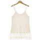 thumbnail image 4 of Chaleco Mujeres Casual Cami Hollow Out Crochet Beach Tank Top Cover Traje de baño Bikinis de playa Ygjytge champán T L para Mujer, 4 of 8