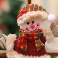 thumbnail image 2 of FLhrweasw Muñeco Navidad Tela Exquisito Adorno para Navidad Juguete (muñeco Nieve), 2 of 8