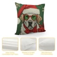 thumbnail image 4 of YINGXI Gifts, Christmas Pillow Covers, Christmas Decor, Gifts, Dog Merry Christmas Decorative Throw Pillow Covers 22x22in, 4 of 5