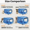 thumbnail image 3 of Beatrice Home Fashions Caseta de viaje portátil, plegable y emergente para mascotas, gatos y perros, 3 of 5