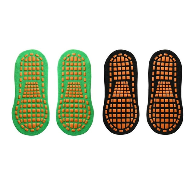 2 pes de calcetines de yoga de 2 colores deslizantes de ejercicio gimnasio piso calcetines Negro Colcomx calcetines de yoga