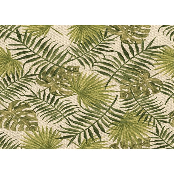 Ahgly Company Indoor Rectangle Patterned Oak Brown Area Rugs, 7' x 9'