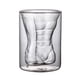 thumbnail image 2 of Vaso de vidrio con forma de cuerpo de hombre, vaso de chupito de cerveza, whisky, doble capa, para fiestas, reuniones, bares, 2 of 13
