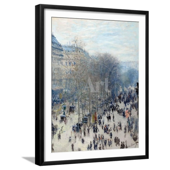 Boulevard Des Capucines, Scenic World Culture Framed Art Print Wall Art by Claude Monet Sold by Art.Com