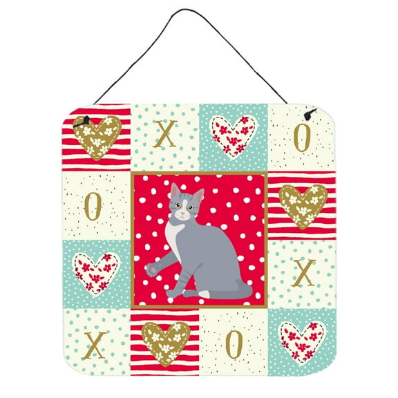 American Polydactyl 2 Cat Love Wall or Door Hanging Prints