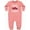 Mauve, variant on Firefighter Daddy Baby Fireman Baby Fleece Romper