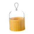 thumbnail image 3 of Soporte de esponja de maquillaje Colco portátil con tapa transparente y mango de silicona Amarillo, 3 of 8