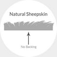 thumbnail image 3 of Safavieh Sheep Skin Collection SHS121L Handmade Rustic Glam Genuine Pelt 3.4-inch Extra Thick Area Rug, 3'7" x 5'11", Solid Pink, 3 of 3
