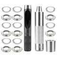 thumbnail image 2 of Miangastore Alloy Grommet Fastening Kit Multi for Tarp Repair Custom Bag Creation 103-Pcs, 2 of 9