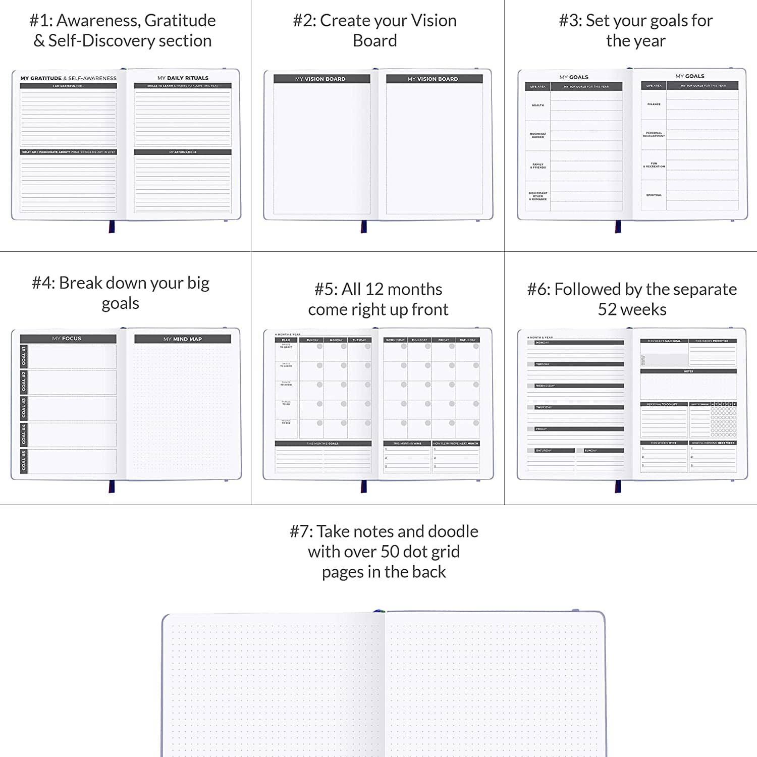 Clever Fox Undated Weekly Planner