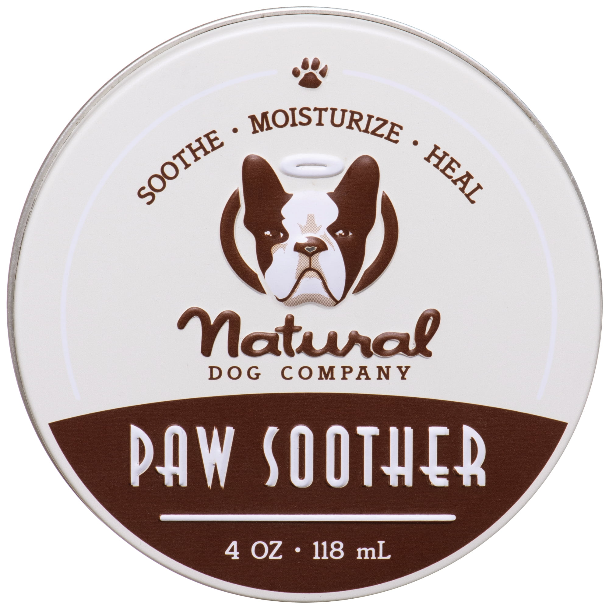 Natural Dog Company Paw Soother, Organic and Natural Paw Pad Balm, 2 oz.  Tin - Walmart.com