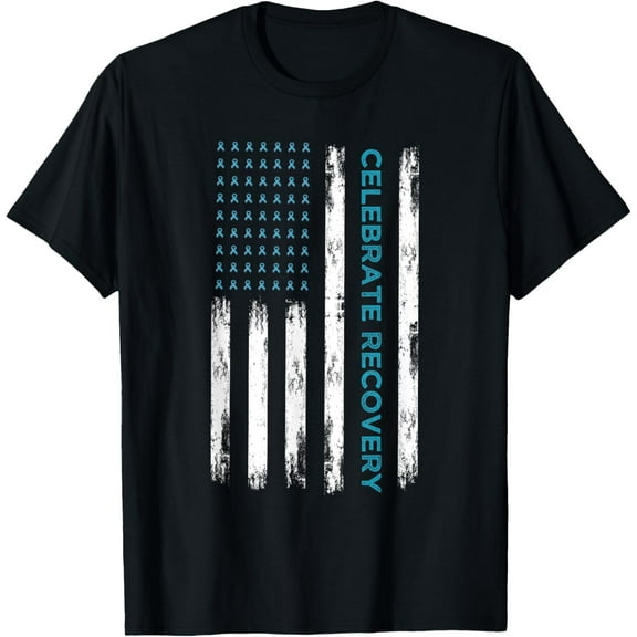 t-shirt Drug Alcohol Addiction Recovery Celebrate Recovery USA Flag T-Shirt mens t shirt,black,women,funny,misfits,men,journey