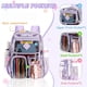 thumbnail image 2 of Clear Backpacks Waterproof Casual Daypacks Travel Bag Visual Backpacks Large Capacity Backpacks for Daily p ink, 2 of 4