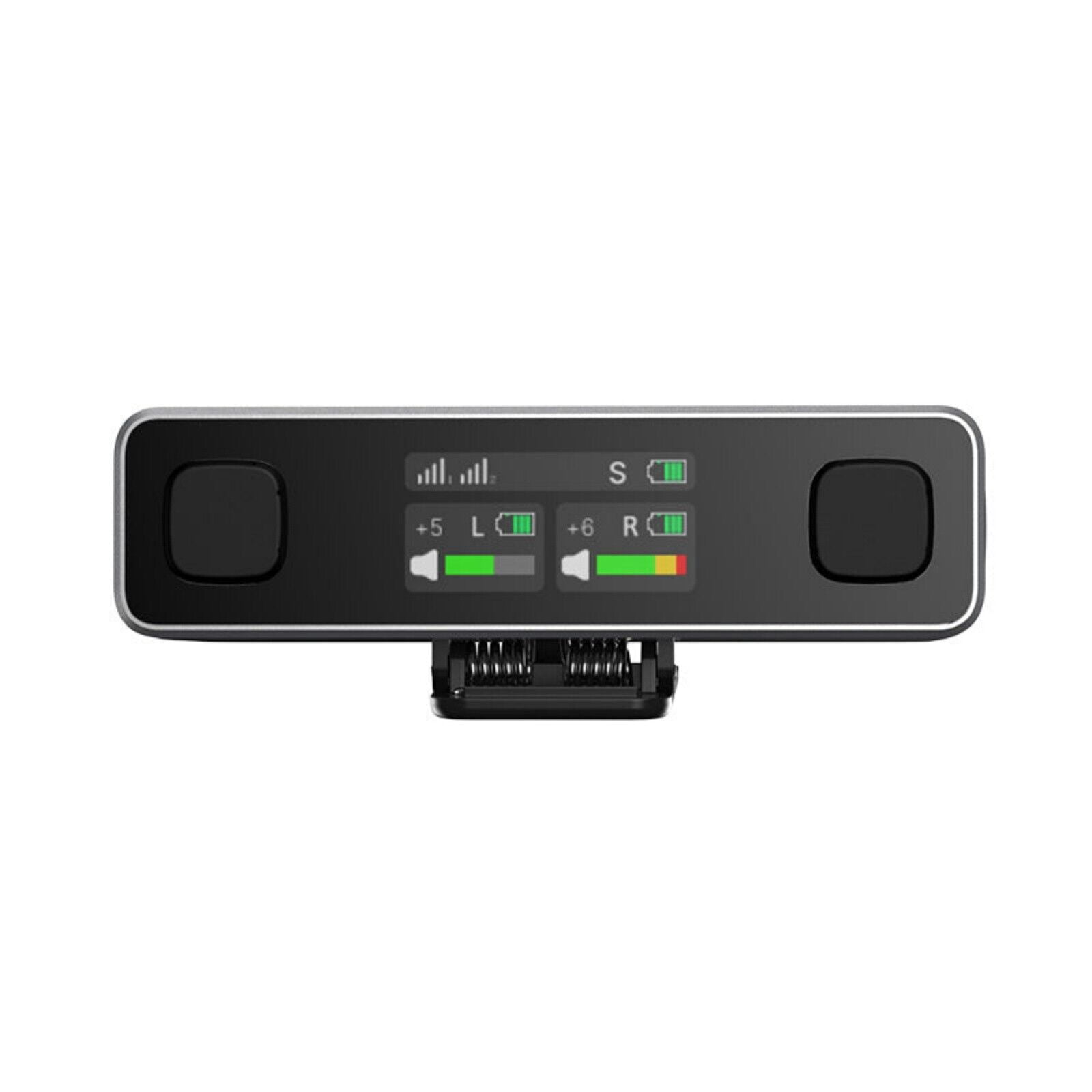 Ulanzi AM18 U-Mic 2.4GHz Wireless Lavalier Microphone System, Dual-Channel Stereo Mic for DSLR Camera, iOS & Android Devices