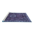 thumbnail image 2 of Ahgly Company Machine Washable Indoor Round Persian Blue Traditional Area Rugs, 8' Round, 2 of 4