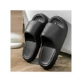 thumbnail image 5 of Daeful Women Slides Non-slip Slide Sandals Slip On Platform Sandal Soft Beach Casual Shoes Men Comfort Footbeds Black 5-5.5, 5 of 6