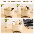 thumbnail image 5 of 360 Degree Rotating Desk Organizer for Pen and Pen Holder for Office Storage, and Home, Round, 5 of 7