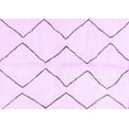 thumbnail image 1 of Ahgly Company Indoor Rectangle Solid Purple Modern Area Rugs, 2' x 3', 1 of 4