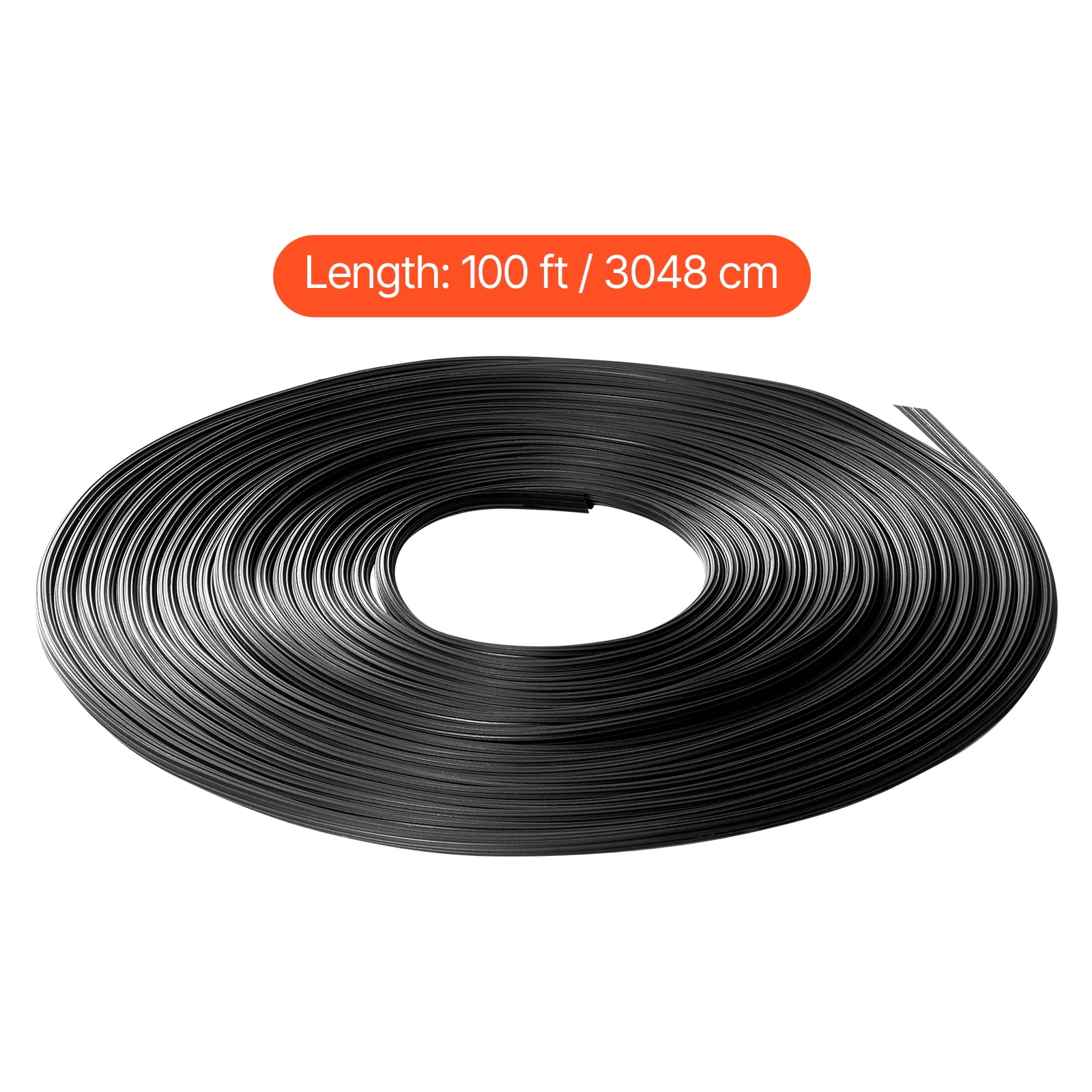 KFFKFF Window Screen Fastener, 100 ft x 0.125 in Window Screen Securing Spline, PVC Window and Door Screen Fastener, Hollow Toothed Screen Grip Spline, for Window Door Screen Maintenance and Renewal