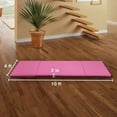 thumbnail image 7 of YRLLENSDAN Gymnastics Mats, Cartwheel Mat Wrestling Mat Yoga Mat Thick 2 Inch Folding Exercise Mat Tumbling Mats for Gymnastics for Home, Pink, 7 of 7