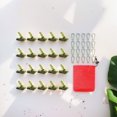 thumbnail image 1 of Clips para lona de 20 piezas con mosquetón, abrazadera para tienda de campaña, herramienta de apriete de supervivencia para acampar, 1 of 8
