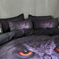 thumbnail image 1 of Juego de cama Jadeshay Funda de Edredón suave búho 3D, 1 of 11