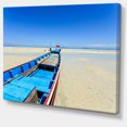 thumbnail image 2 of Bateau à Longue Queue à la Plage - Impression sur Toile d'Art de Bord de Mer, 2 of 4
