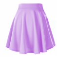 thumbnail image 4 of Womens Plus Size Skirts Solid High Waist Short A-Line Skirt With Built-In Shorts Running Tennis Sportswear Mini Skirts Sexy Stylish Party Dresses, 4 of 4