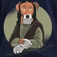 thumbnail image 3 of CafePress - Mona Lisa Dog Long Sleeve T Shirt - Women's Long Sleeve Graphic Tee Casual Fit, 3 of 4