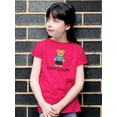 thumbnail image 2 of Funny And Happy Toy Bear T-Shirt Juniors -Image by Shutterstock,  Small, 2 of 4