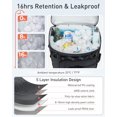 thumbnail image 4 of Mochila enfriadora TOURIT 28 L, 38 latas, impermeable y a prueba de fugas, 4 of 7
